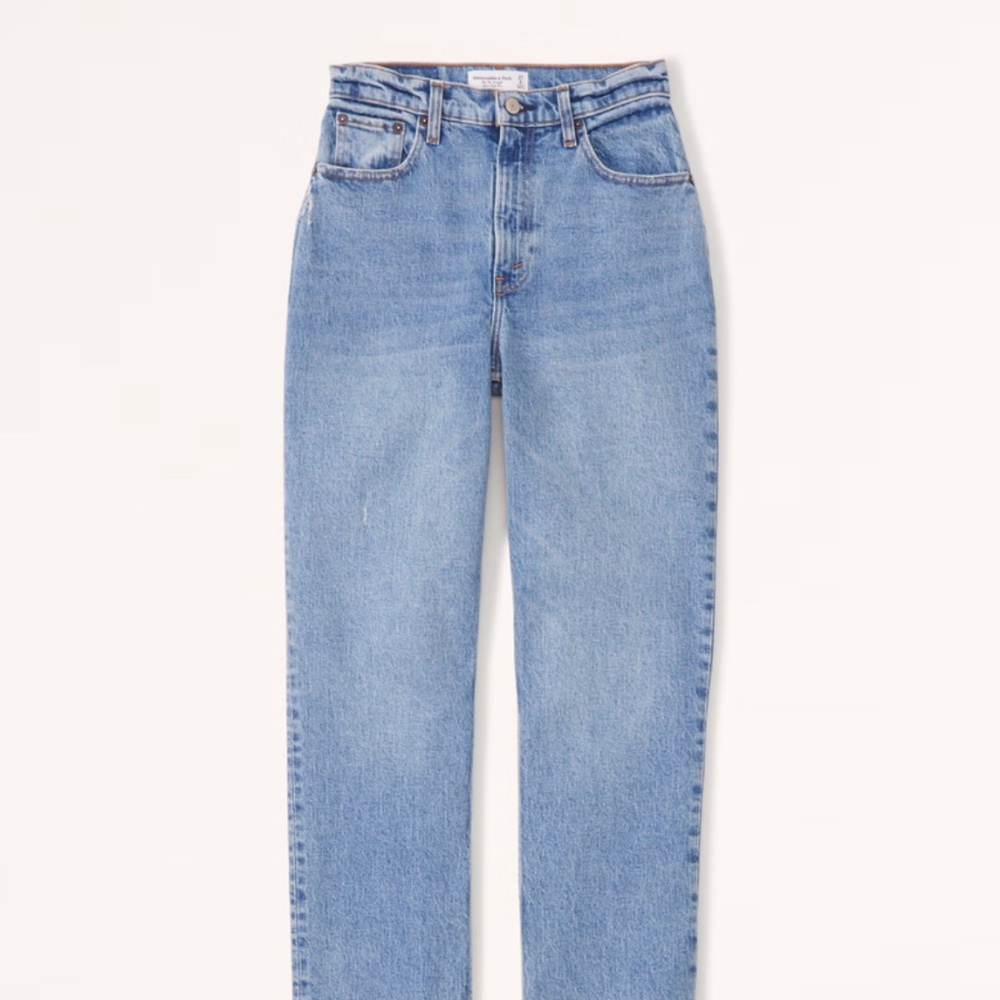 Abercrombie & Fitch Curve Love 90’s Straight Ultra High Rise